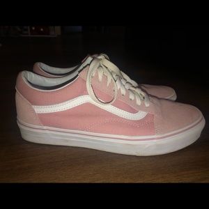 Pink suede vans